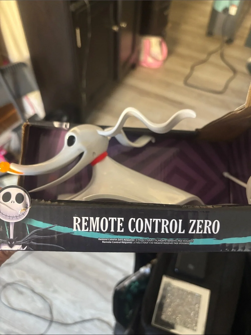 Disney White Zero Remote-Controlled Pet Toy with Orange Nose